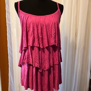 Torrid Pink Layered Tank Top